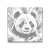 M2_Pictură_cu_puncte_-_Panda_în_nuanțe_de_turcoaz_și_portocaliu