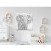 M3_Pictură_cu_puncte_-_Elefant_în_nuanțe_de_turcoaz_și_portocaliu