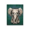 Goblen cu diamante - Elefant cu ochelari