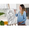 M9_Pictură_cu_puncte_-_Vincent_Van_Gogh_într-un_câmp_de_floarea_soarelui
