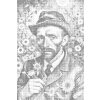 M11_Pictură_cu_puncte_-_Vincent_Van_Gogh_într-un_câmp_de_floarea_soarelui