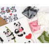 Abțibilduri cu diamante - Urși panda