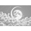 M11_Pictură_cu_puncte_-_Planetă_suprarealistă_violet-albastră
