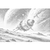 M11_Pictură_cu_puncte_-_Nava_de_explorare_spațială