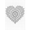M11_Pictură_cu_puncte_-_Inimă_alb-negru