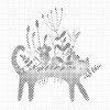 M11_Pictură_cu_puncte_-_Ilustrație_-_Pisică_gri