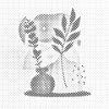 M11_Pictură_cu_puncte_-_Ilustrație_-_Flori_în_vază