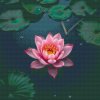 M11_Goblenuri_cu_diamante_-_Floare_de_lotus_roz