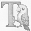 M11_Pictură_cu_puncte_-_Litera_T_–_Cu_un_animal