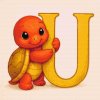 M11_Goblenuri_cu_diamante_-_Litera_U_–_Cu_un_animal