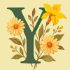 M11_Picturi_pe_numere_-_Litera_Y_-_Model_floral