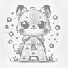 M11_Pictură_cu_puncte_-_Litera_A_–_Cu_un_animal