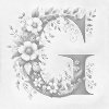 M11_Pictură_cu_puncte_-_Litera_G_-_Model_floral