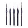 Set pensule de pictură - Negru ergonomic 5 buc