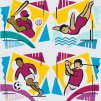 Pictură pe numere - Mix de sporturi 1