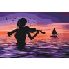 Picturi pe numere - Violonist în mare