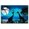 Goblen cu diamante - Girafe în Africa