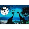 Goblen cu diamante - Girafe în Africa