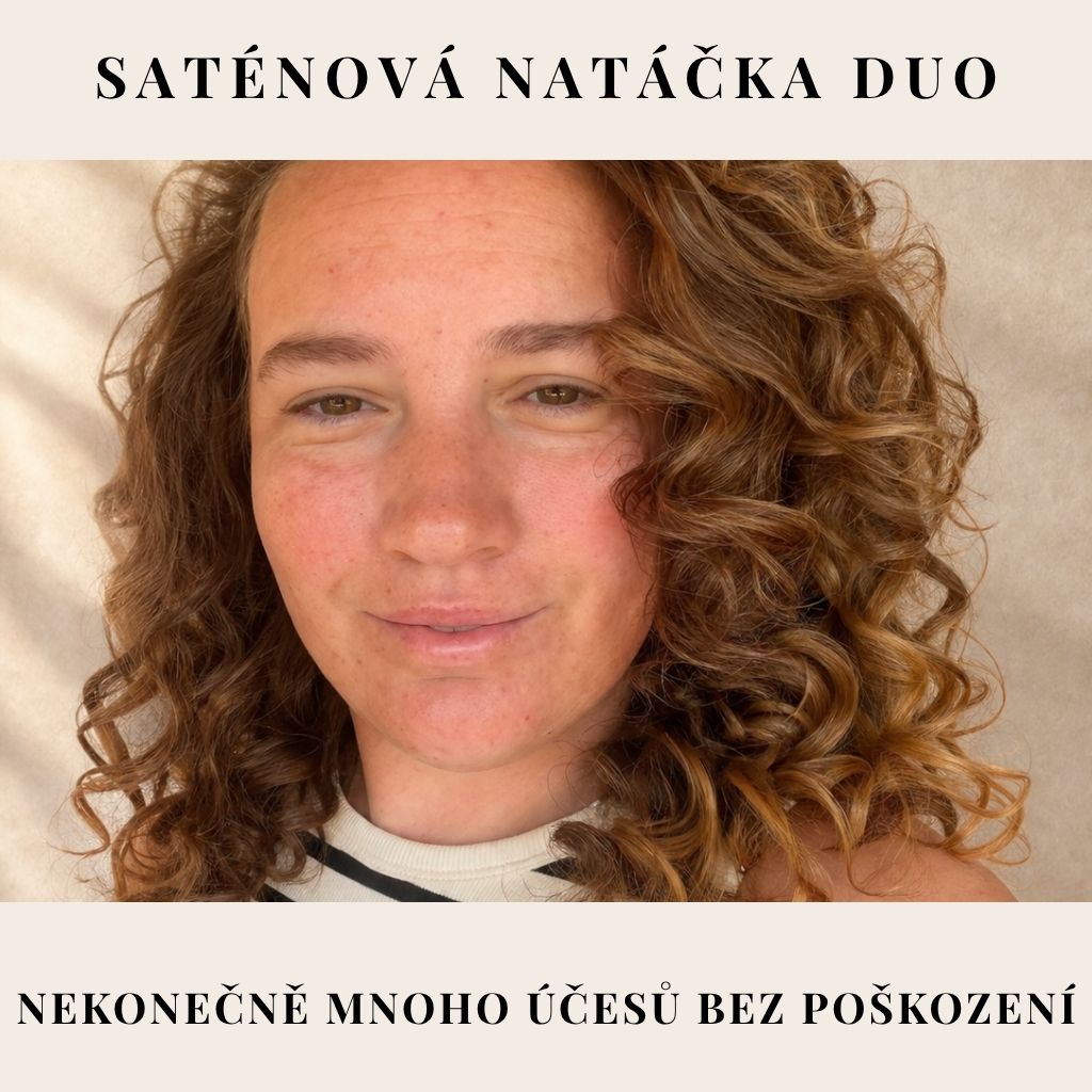 Saténová natáčka DUO