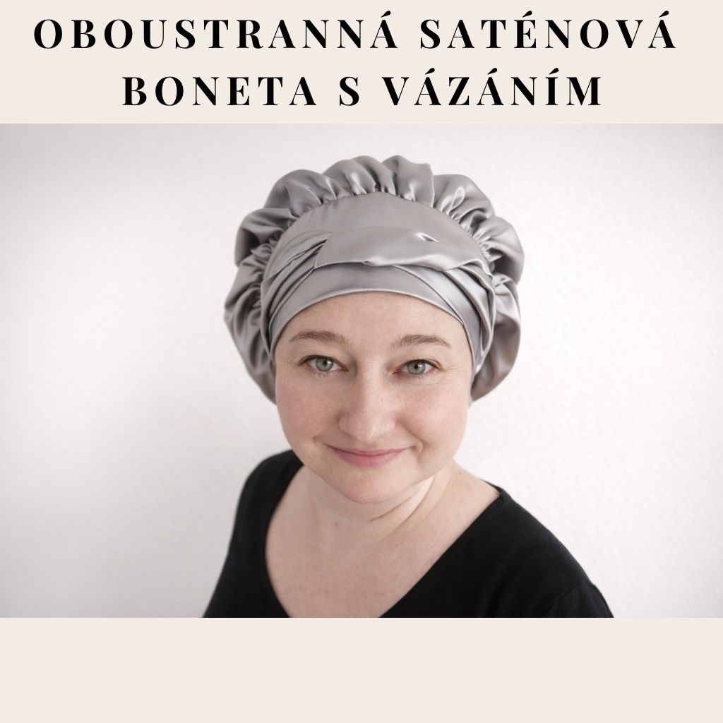 Saténová boneta