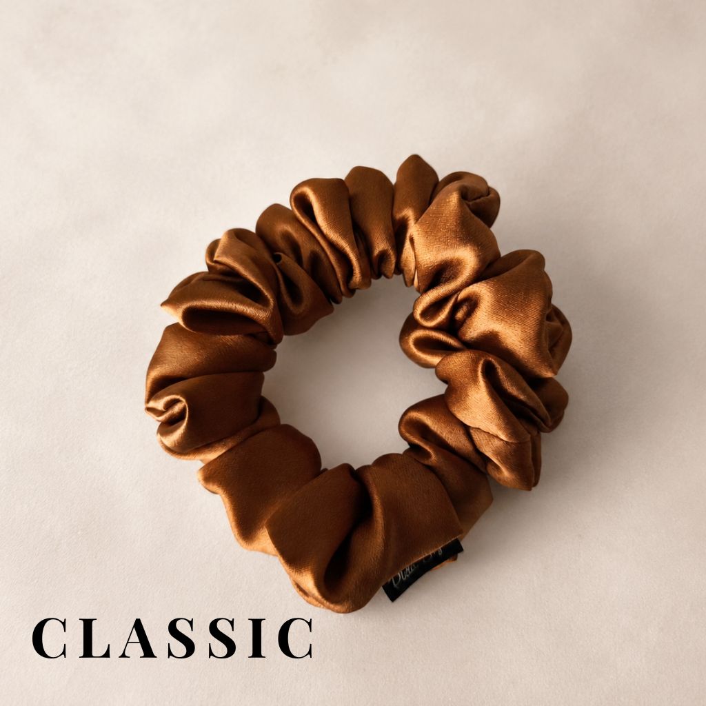 Hedvábná gumička do vlasů ve velikosti CLASSIC