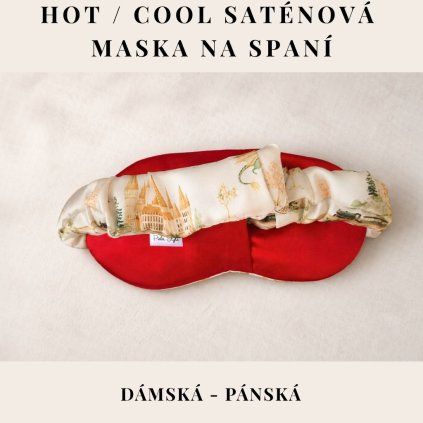 Hot / Cool saténová maska na spaní