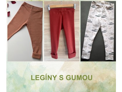 Legíny s gumou v pase
