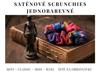Scrunchie jednobarevka - Podle tebe
