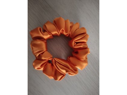 Scrunchie - zachraň mě (dýně)