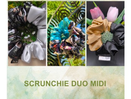 Scrunchie DUO MIDI- Podle tebe