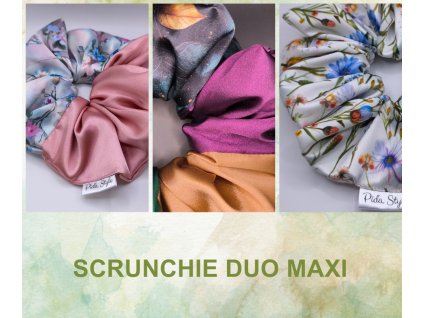 Scrunchie DUO MAXI- Podle tebe
