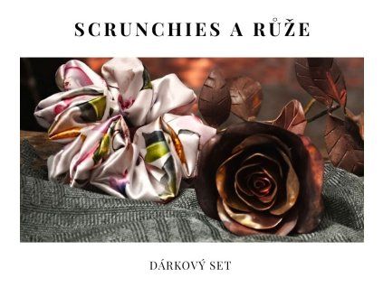 Dárkový set Scrunchies & Růže