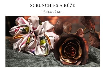 Dárkový set Scrunchies & Růže