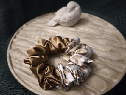 Scrunchie - DUO MIDI PERNÍČEK | MOCHA MOUSE