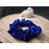Saténová scrunchie – jednobarevná – CLASSIC – skladem