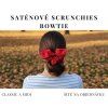 Saténové scrunchies Bowtie