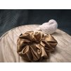 Saténová scrunchie – jednobarevná – MIDI – skladem