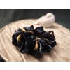 Saténová scrunchie – jednobarevná – MIDI – skladem