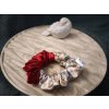 Scrunchie - DUO CLASSIC PERNÍČEK | ČERVENÁ