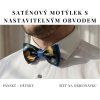 Saténový motýlek s nastavitelným obvodem