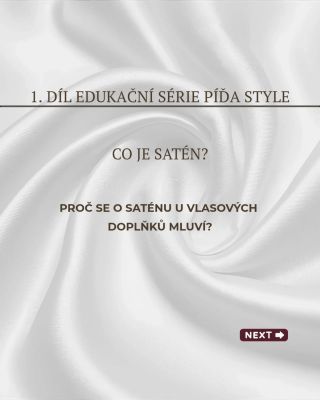 SATÉN. Slovo, které u vlasových doplňků lítá všude. Ale málokdy někdo řekne, co tím vlastně myslí a proč na tom záleží....