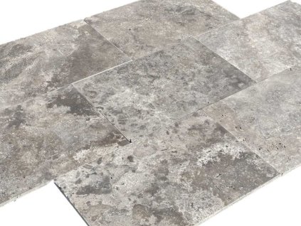 travertin dlazba obklad silver