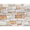 Kamenný obklad StoneWall béžový mix, tloušťka 2,5-3,5 cm