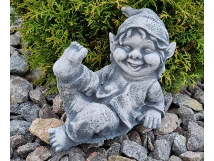 Steinfigur Gartenfigur Troll wayne13 17cm 625kč