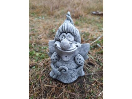 Steinfigur Gartenfigur Fee Viva15x11 569