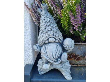 Steinfigur Gartenfigur Wichtel Nils 19cm 625kč