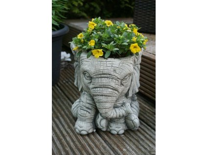Steinfigur Gartenfigur Elefant Orlo 23x22x20 1025