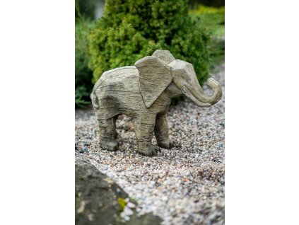 Zahradní betonová dekorace Slon