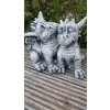 Steinfigur Gartenfigur Drachenpaar Sammy Penny