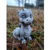 Steinfigur Gartenfigur Drache Fielu